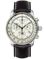 Produktbild: Zeppelin Herrenuhr mit Lederband Serie 100 Jahre Chronograph Datum Alarm 8680-3