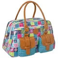 Produktbild: Lässig Vintage Metro Bag - Flower Quilt - Braun