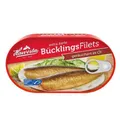 Produktbild: Hawesta MSC geräucherte Stintfilets in Öl aus der Dose, 190 g. Ein aromatischer Fischgenuss für Ihre Vorratsspeisekammer.