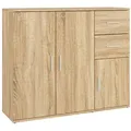 Produktbild: vidaXL Sideboard, Kommode Sonoma-Eiche 91x29,5x75 cm Holzwerkstoff