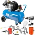 Produktbild: Güde - Kompressor Kolbenkompressor 50l 10 bar Druckluftkompressor Set 400/10/50 dg