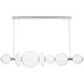 Produktbild: Elstead Lighting Led-Hängeleuchte Eurofase, Chrom, Metall, Glas, 142.1 cm, Lampen & Leuchten, Innenbeleuchtung, Leuchten nach Räumen, Esstischlampen