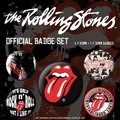 Produktbild: ROLLING STONES BUTTONSET BADGES SET ANSTECKERSET # 13 STICKY FINGERS PINS
