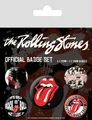 Produktbild: Button Badge 5er Pack ROLLING STONES - Zunge 1x38 & 4x25mm BP80465