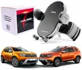 Produktbild: craVeDRIVE 15W Handyhalterung Auto mit Ladefunktion I Kompatibel Runde Lüftungen Dacia I Wireless Quick Charge I Handyhalterung Auto Induktives Laden I für Duster Sandero Dokker Logan