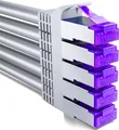 Produktbild: deleyCON 5x 1m CAT7 Netzwerkkabel - 10 Gigabit - RJ45 Patchkabel Ethernet Kabel (Kupfer, SFTP PiMF Schirmung) - LAN DSL Switch Modem Router Patchpanel CAT7 CAT6 CAT5 - Grau
