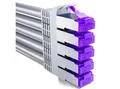 Produktbild: deleyCON deleyCON 5x 1m RJ45 Patchkabel SFTP Netzwerkkabel mit CAT7 Rohkabel LAN-Kabel