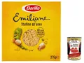 Produktbild: 10x Barilla Pasta all' Uovo Le Emiliane Stelline Pasta mit Ei 275g+Polpa 400g