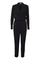 Produktbild: ICHI IHLIMA JU Damen langer Jumpsuit Overall Einteiler mit V-Ausschnitt Langarm mit Stretch-Anteil, Größe:XS, Farbe:Black (10001)