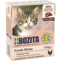 Produktbild: Bozita Katzen-Nassfutter Häppchen in Sauce mit Hühnerleber 370 g