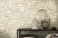 Produktbild: Steintapete Beige Braun – 3D Bruchsteinmauer Optik (Papiertapete)