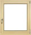 Produktbild: Holzfenster Kiefer lackiert 900x1000 mm DIN Rechts