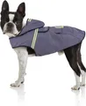 Produktbild: Bella Balu Hund Regenmantel Wasserdichter Hundemantel mit Kapuze - Grau S Polyester