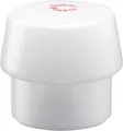 Produktbild: Schonhammerkopf SIMPLEX Kopf-Ø 80 mm Superplastik weiß mittelhart HALDER