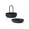 Produktbild: Zone Denmark Eierbecher Singles 4er Set mit Halter Eierhalter Eier Becher Black