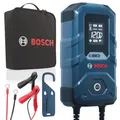 Produktbild: Bosch C80-Li Batterieladegerät, 15 Ampere, mit Erhaltungsladungs-Funktion - Autobatterie-Ladegerät für 6 V / 12 V Blei-Säure-, AGM-, EFB-, Gel-, SLI- Batterien sowie 12 V Lithium- (LiFePO4) Batterien