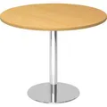 Produktbild: Hammerbacher Besprechungstisch STF10, rund, 100 x 74,5cm (ØxH), buche / chrom