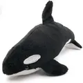 Produktbild: Onwomania Plüschtier Kuscheltier Stoff Tier Orca Delfin schwarz Delphin 22 cm - Schwarz