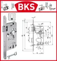 Produktbild: BKS Zimmertür Einsteckschloss 0215 BB 20/ 55/72/8 mm DIN links silber Druckguss