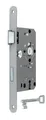 Produktbild: Buntbartschloss, 55/72/8, Stulp: 20 x 235mm, rund, DL, Falle/Riegel aus Metall