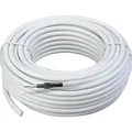 Produktbild: SCHWAIGER Koaxialkabel, 10 m, 110 db, Weiß - weiss