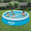 Produktbild: Bestway Fast Set Aufblasbarer Swimmingpool Rund 366x76 cm 57273