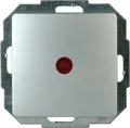 Produktbild: Kopp Paris Silber Kontrollschalter mit roter Linse
