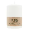 Produktbild: PURE NATURAL WAX, Natural, Stumpenkerze, WENZEL, 90/60 mm, Brenndauer ca. 26h, 100% plastikfrei