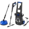 Produktbild: E-1600P Hochdruckreiniger mit Flächenreiniger Patio Cleaner und fester Bürste (1600 w, 125 bar, 420 l/h) - Ar Blue Clean