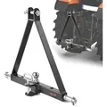 Produktbild: Vevor 3-punkt-anhängerkupplung Mit 1-7/8 Zoll Empfänger, 3-punktaufnahme, 2721 Kg, Traktor-anhängerkupplungsadapter, Kompatibel Mit Kubota, Mahindra, John Deere, Massey Ferguson, 505x575x130mm