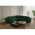 Produktbild: Ecksofa Designersofa Chantal In Stoff Opera Velvet Grün Seite Universal