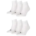 Produktbild: PUMA Sportsocken Puma Quarter Socken Sportsocken im 6er Pack weiß 43-46