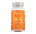 Produktbild: BIOMENTA Biotin + Zink + Selen - 365 Tabletten mit 12.500 mcg Biotin/Stck. Tabletten, 365 St., 91.25 g