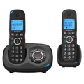 Produktbild: Alcatel XL595B Voice Duo Schnurlostelefon mit Anrufbeantworter schwarz (2.Wahl)