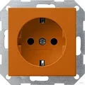 Produktbild: Gira SCHUKO Steckdose orange 145602