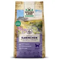 Produktbild: Wildes Land - Nr. 4 Kaninchen - 12 kg - mit Kartoffeln und Wildkräutern - Glutenfrei - Trockenfutter für Hunde - Hundefutter mit hohem Fleischanteil - Hohe Verträglichkeit