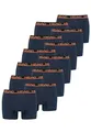 Produktbild: HEAD Herren Basic Boxer Pant Shorts Unterwäsche Unterhose 12 er Pack, Farbe:010 - Blue/Orange, Bekleidungsgröße:L