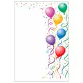 Produktbild: LUMA Motivpapier bunte Luftballon Motiv DIN A4 100 g/qm 50 Blatt