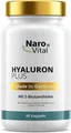 Produktbild: NaroVital Hyaluronsäure Kapseln hochdosiert (500 mg Hyaluron) 500-700 kDa - 90 Kapseln, 90 St.
