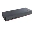 Produktbild: Lenovo 40AC0135EU Thunderbolt 3 Dockingstation, schwarz (Kabel, Thunderbolt 3, 10,100,1000 Mbit/s, DC, schwarz)
