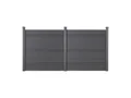 Produktbild: HOME DELUXE WPC Sichtschuttzaun CALLADO (2xElement, 3xPfosten)