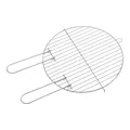 Produktbild: Grillrost rund 40 cm mit zwei festen Haltegriffen für Holzkohlegrill, BBQ gri...