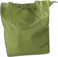 Produktbild: Florence Leder Tasche Shopper Schultertasche olivgrün OTM107G
