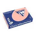 Produktbild: Clairefontaine 1970C - Ries Druckerpapier / Kopierpapier Trophee, Pastell Farben, DIN A4, 80g, 500 Blatt, Pfirsich, 1 Ries