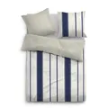 Produktbild: TOM TAILOR 0007709 Bettwäsche Garnitur mit Kopfkissenbezug Flanell Harper 1x 155x200 cm + 1x 80x80 cm, Indigo Blue