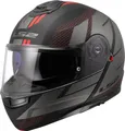 Produktbild: Modular Helm LS2 FF908 STROBE II Code Mattschwarzgrau größe M