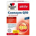 Produktbild: Doppelherz Coenzym Q10 + B-Vitamine - mit Zink, Vitamin B6, B12 und C als Beitrag zur normalen Funktion des Immunsystems - 60 Kapseln