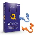 Produktbild: AIRMAX® Testpaket | Nasendilatator für eine leichtere Nasenatmung - gegen schnarchen - spreizt die Nasenflügel - mit Aufbewahrungsdose (2 Stück Größe S und M)