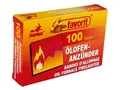 Produktbild: Favorit Ölofenanzünder 100 Streifen, zum einfachen und schnellen Anzünden