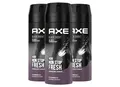 Produktbild: Axe Bodyspray Black Night Deo ohne Aluminium sorgt 48 Stunden lang für effektiven Schutz vor Körpergeruch 3x 150 ml